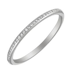 14KT White Gold Women's Diamond Ring -# 8072