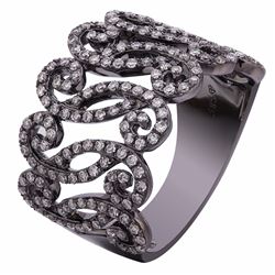 14KT White Gold Women's Diamond Ring -# 5953