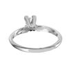 Image 3 : 14KT White Gold Diamond Solitaire Ring -# 1853