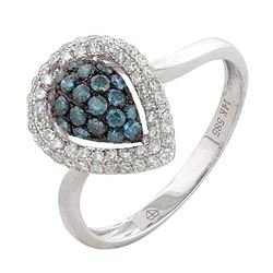 14KT  Gold Women's Diamond Ring -# 6079-1