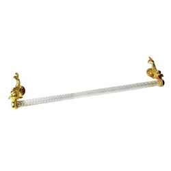 Sherle Wagner 24KT Plated Gold Dolphin Towel Bar -# 1664