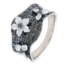 14KT White Gold Women's Diamond Ring -# 5978-1