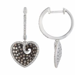 14KT  Gold Diamond Earrings -# 6125-1