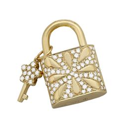 14KT Yellow Gold Diamond Pendant -# 7799-1