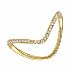 14KT Yellow Gold Women's Diamond Ring -# 8067-1