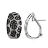 Image 1 : 14KT White Gold Diamond Earrings -# 5968