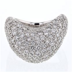 18KT White Gold Ladies Diamond Fashion Ring -# 10480