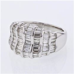 18KT White Gold Ladies Diamond Fashion Ring -# 10399