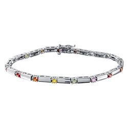 14KT White Gold Ladies  Bracelet -# 9243