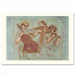Trio LIMITED EDITION Lithograph by Edna Hibel (1917-2014), Numbered and Hand Signed with Certificate