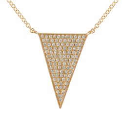 14KT Yellow Gold Diamond Necklace -# 7623-1