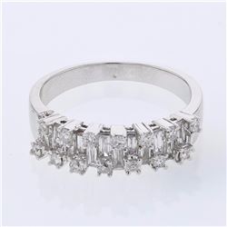 18KT White Gold Ladies Diamond Ring -# 9721