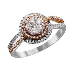 10KT Gold Diamond  Engagement Ring -# 2043