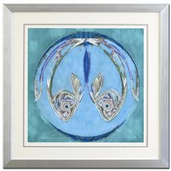 Lu Hong - "Pisces (2/20 - 3/20)" Framed Limited Edition Giclee, Numbered and Hand Signed with COA! -
