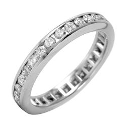 18KT White Gold Diamond Eternity Ring -# 23