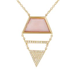 14KT Yellow Gold Gemstone Necklace -# 7661-1