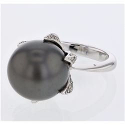 14KT White Gold Ladies Diamond Ring -# 9505