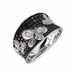 14KT White Gold Women's Diamond Ring -# 5982