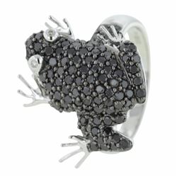 14KT White Gold Women's Diamond Ring -# 5880