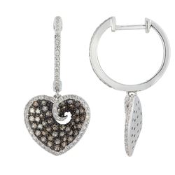 14KT  Gold Diamond Earrings -# 6304-1