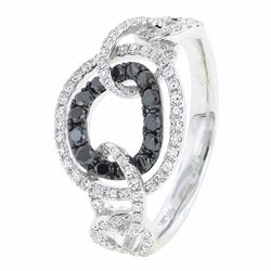 14KT White Gold Women's Diamond Ring -# 5842