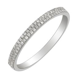 14KT White Gold Women's Diamond Ring -# 8053-1