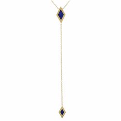 14KT Yellow Gold Gemstone Necklace -# 7947