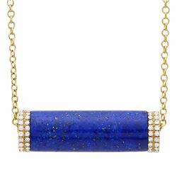 14KT Yellow Gold Gemstone Necklace -# 7958