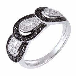 14KT White Gold Women's Diamond Ring -# 5893