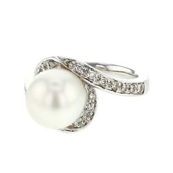 14KT White Gold Ladies Diamond Ring -# 9205