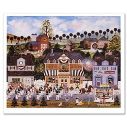 Celebration of America Limited Edition Lithograph by Jane Wooster Scott, Numbered and Hand Signed wi
