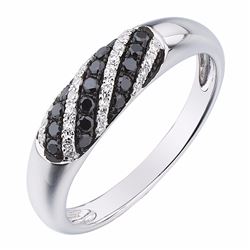 14KT White Gold Women's Diamond Ring -# 6184-1