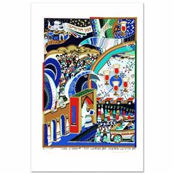 "Passover" Limited Edition Serigraph by the Talented Raphael Abecassis, Numbered and Hand Signed wit