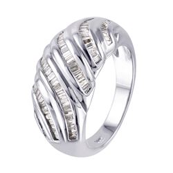 14KT White Gold Diamond Ring -# 874