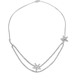 14KT White Gold Ladies Diamond Necklace -# 10375