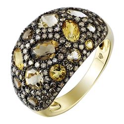 14KT Yellow Gold Gemstone Ring -# 6281-1