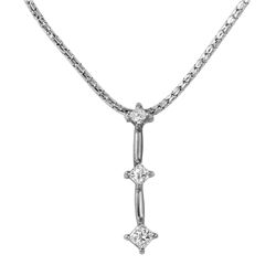 14KT White Gold Diamond Necklace  -# 1564