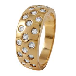 14KT Yellow Gold Diamond Ring -# 89