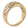 Image 2 : 14KT Yellow Gold Diamond Ring -# 89