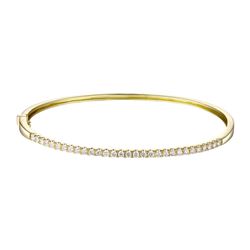 14KT Yellow Gold Diamond Bangle -# 7987