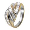 Image 1 : 18KT Two Tone Gold Diamond Ring -# 1127