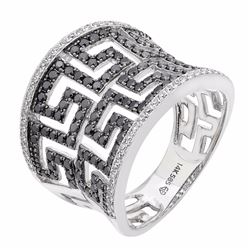 14KT White Gold Women's Diamond Ring -# 6110-1