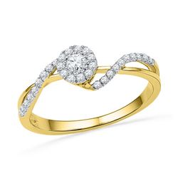 0.25CT Diamond Anniversary 14KT Ring Yellow Gold