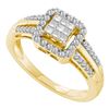Image 1 : 0.50CT Diamond Invisible 14KT Ring Yellow Gold