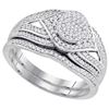 Image 1 : 0.35CT Diamond Micro-Pave 10KT Ring White Gold