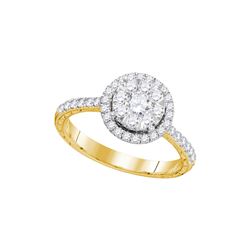 0.85CT Diamond Anniversary 14KT Ring Yellow Gold
