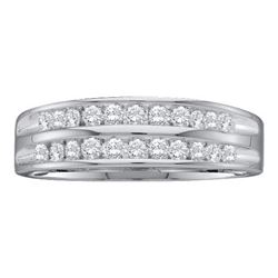 0.25CT Diamond Cluster 14KT Ring White Gold