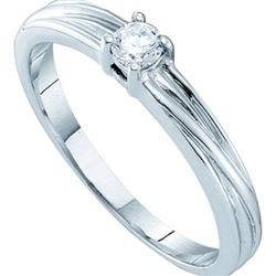 0.01CT Diamond Promise 10KT Ring White Gold