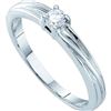 Image 1 : 0.01CT Diamond Promise 10KT Ring White Gold