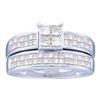 Image 1 : 1.0CT Diamond Invisible 14KT Ring White Gold